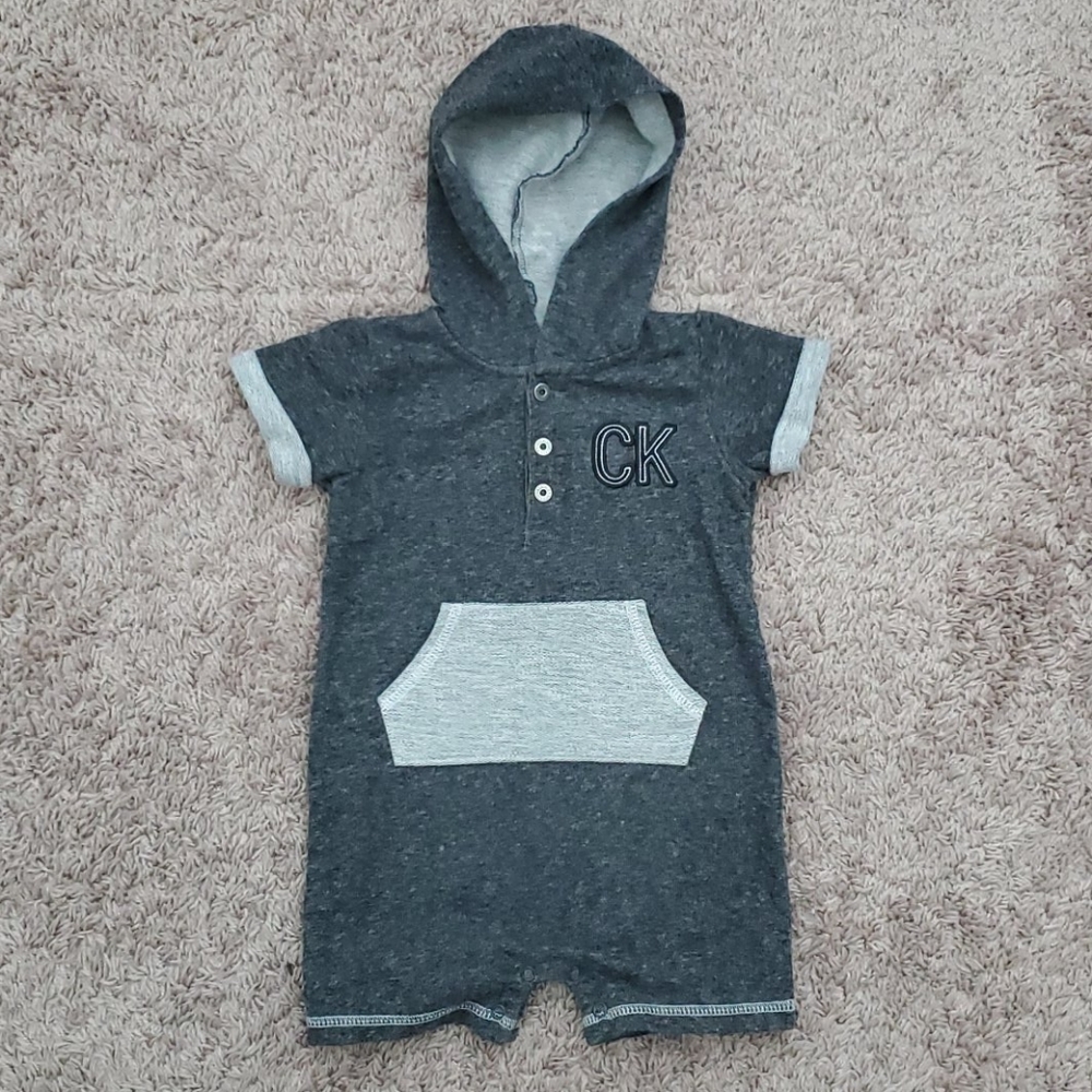 Baby Boy Calvin Klein Short Romper